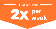 Two Times Per Week Icon